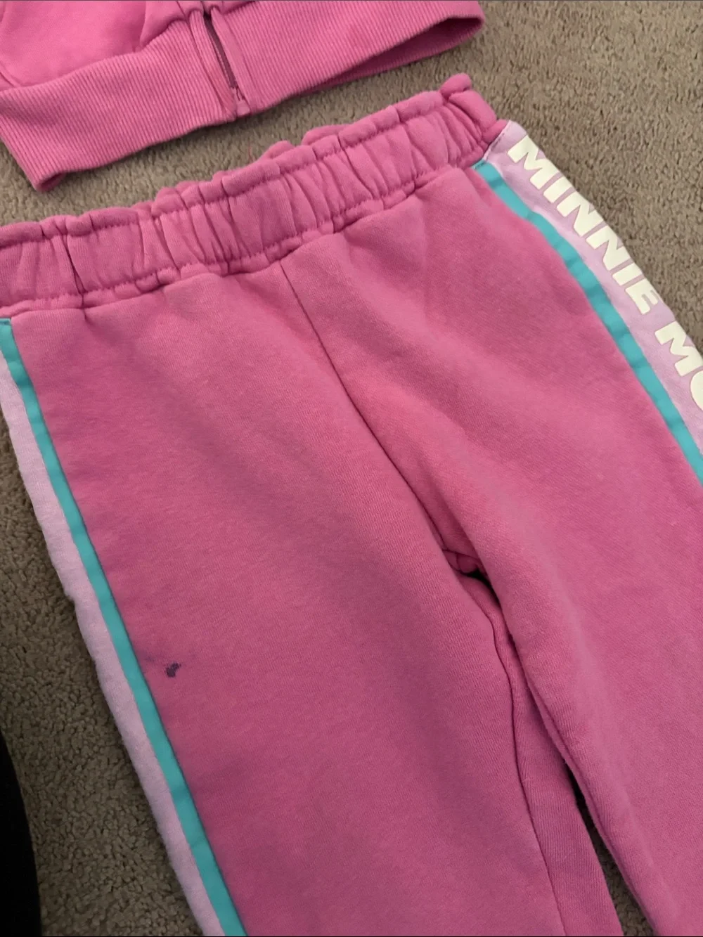 Disney Minnie Mouse Hot Pink Hoodie & Joggers Set